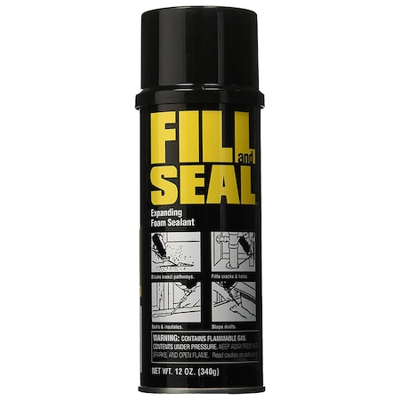 Dow Air Sealing Spray Foam Sealant, 12 oz, Aerosol Can 157859